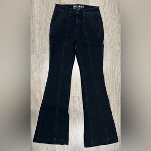 Idyllwind Black Flare Wide Leg Jeans